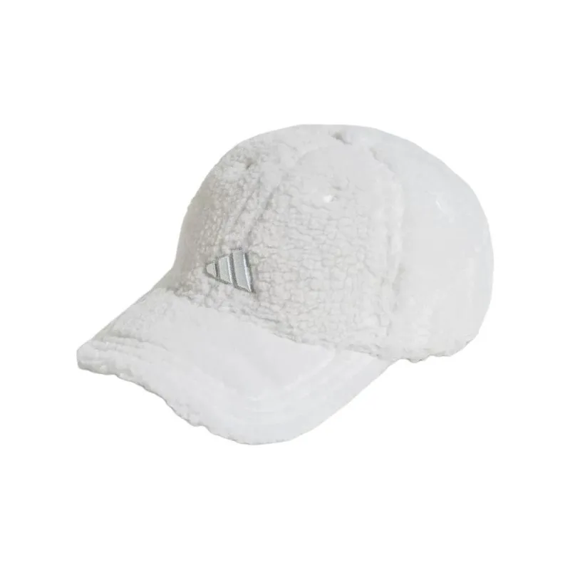 Adidas Recycled Polyester Fleece Baseball Caps Unisex White/Brown-0