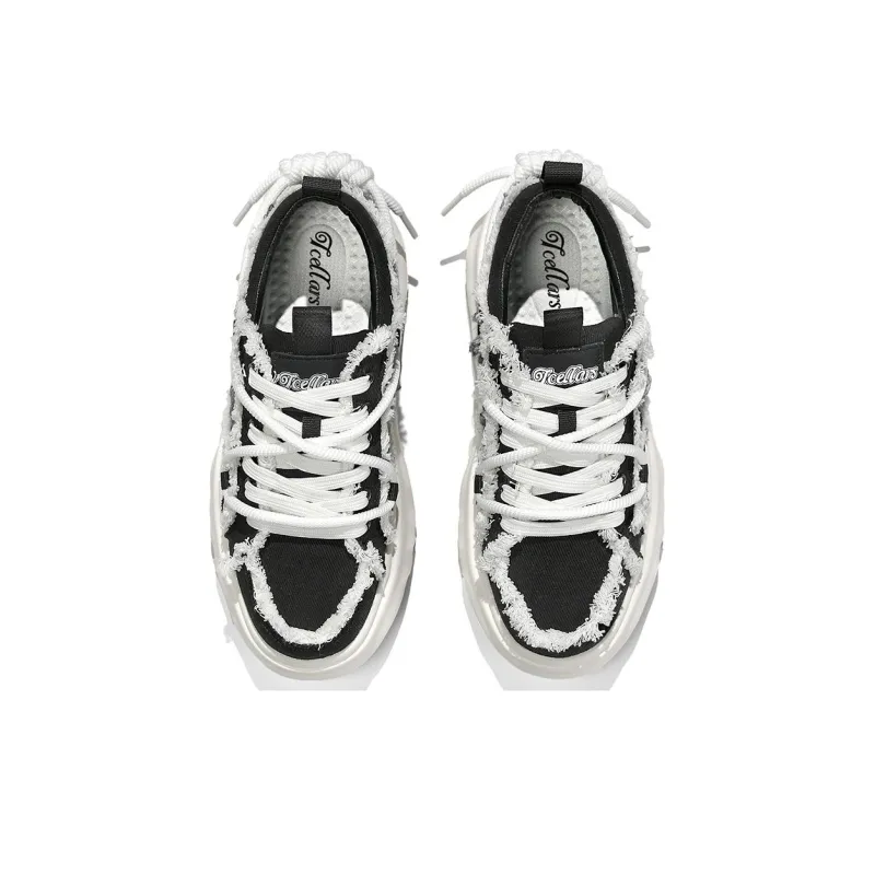 TCELLARS Anti Slip And Wear Resistant Lightweight Height Increasing Low Top Canvas Shoes Unisex-4