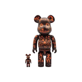 BE@RBRICK x MOOSE KNUCKLES Totem Print 100%400% 7/28cm