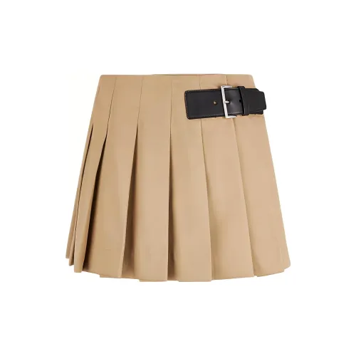 PRADA Buckled Pleated Miniskirt