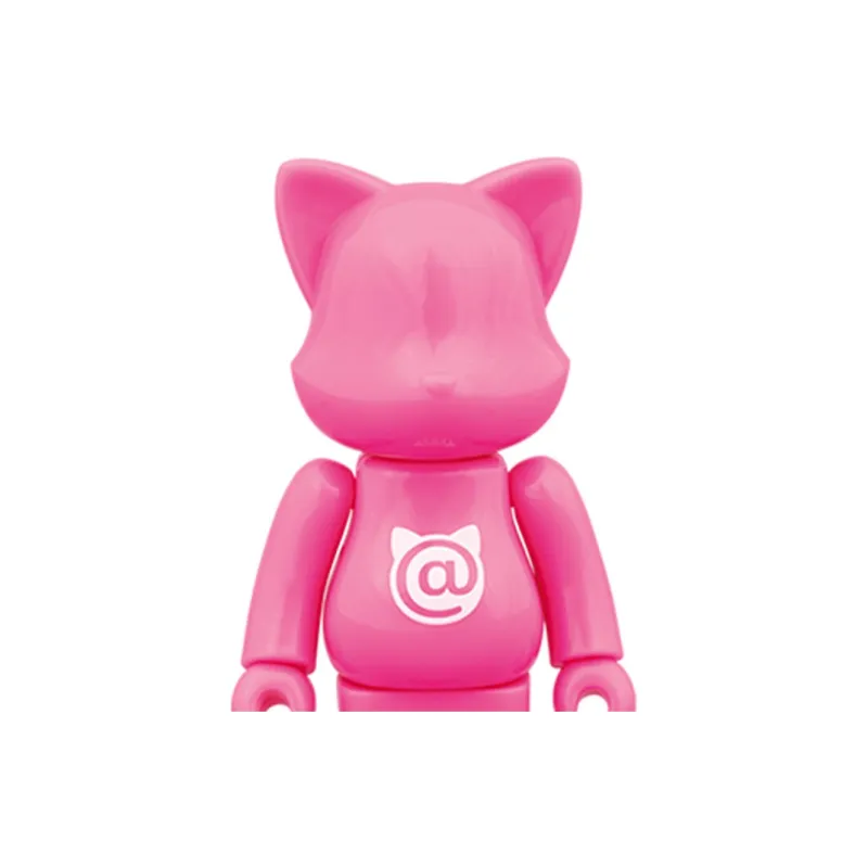 BE@RBRICK NY@BRICK Fluorescent Pink Hang Tag Box 100%-2