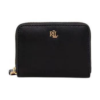Polo Ralph Lauren Logo Plaque Zipped Wallet