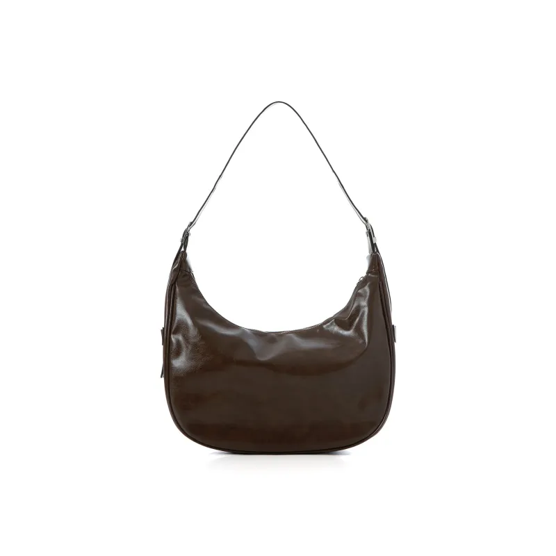SQUARE Line Cow Leather Shoulder Bag Tubas Women's-5