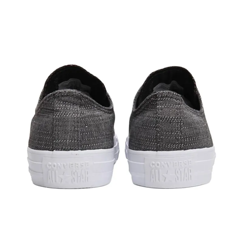 Converse CHUCK TAYLOR Anti Slip Wear Resistant Low Top Canvas Shoes Women's Gray-3