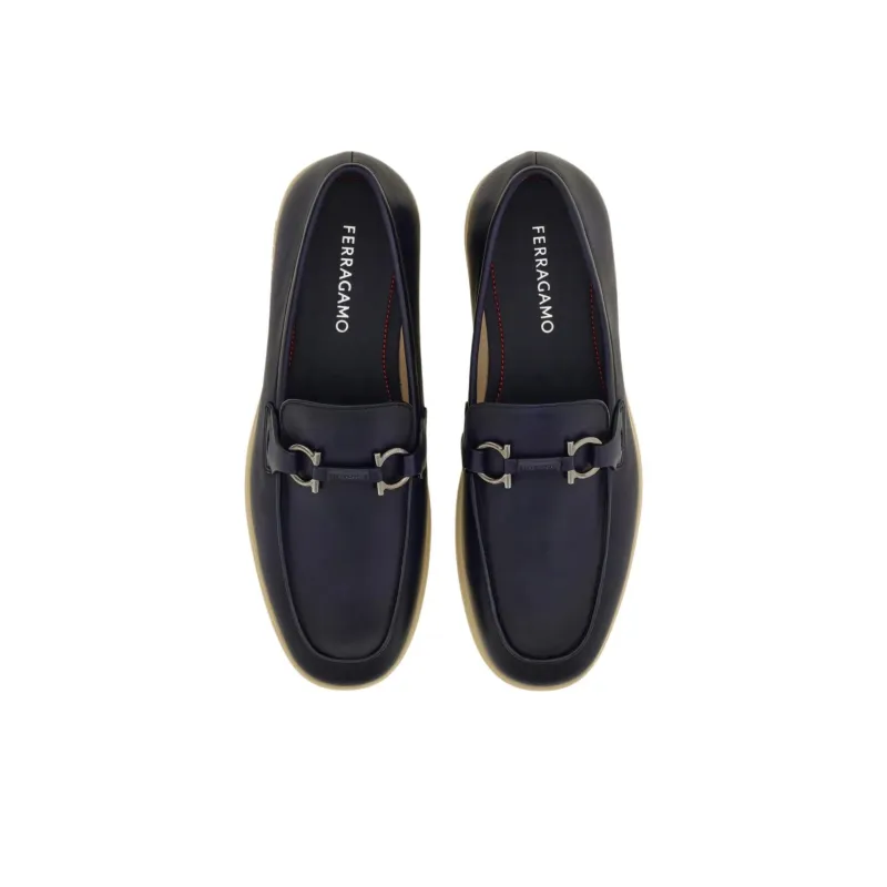 FERRAGAMO GANCINI Loafers Men's Midnight Blue-3
