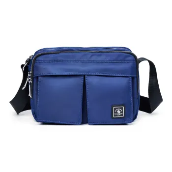 SANTA BARBARA POLO & RACQUET CLUB Fabric Shoulder Bag Crossbody Bag Regular Men's Blue