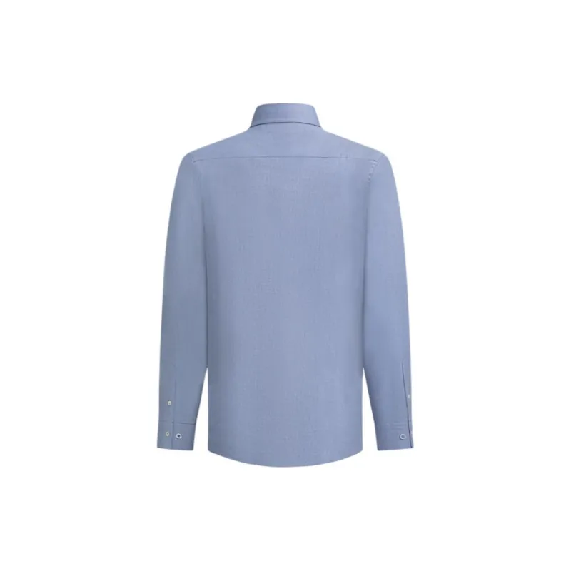 Hush Puppies Shirt Men's Medium Blue-1