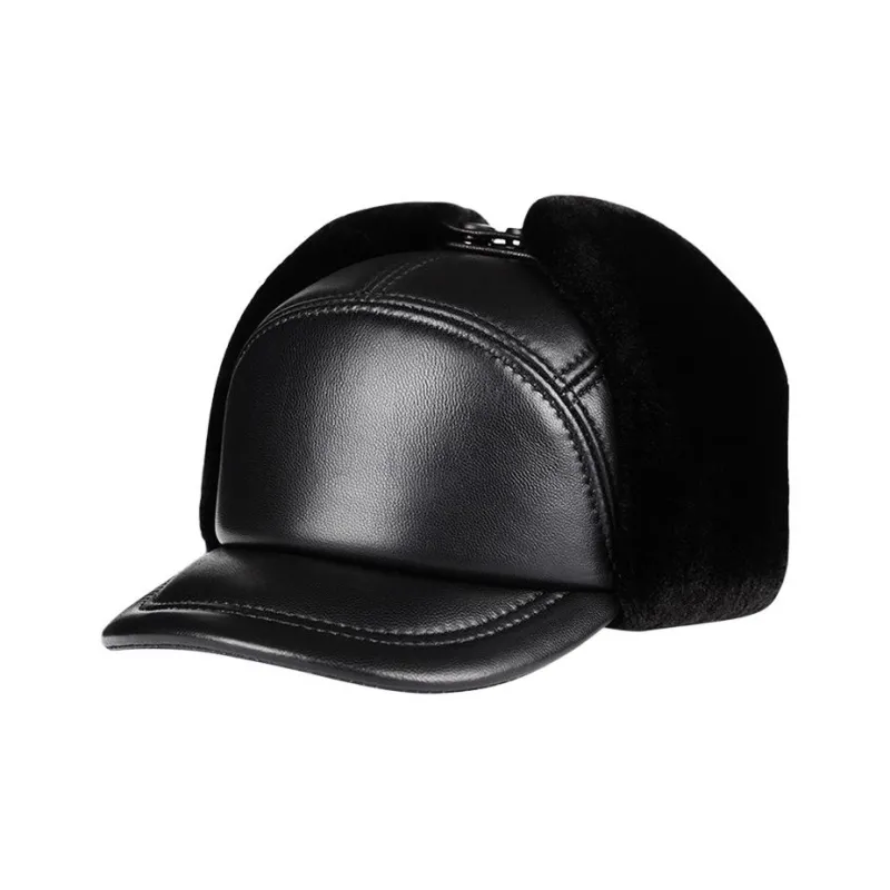 BANDICOOT Cow Leather Trapper Hats Men's-10