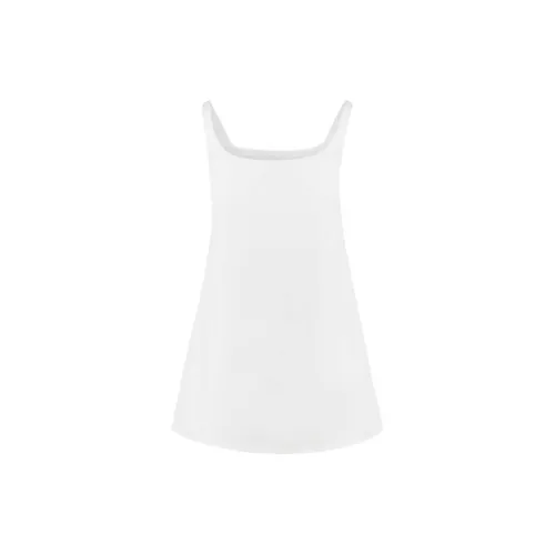 PRADA SS22 Sleeveless Dress Women's White