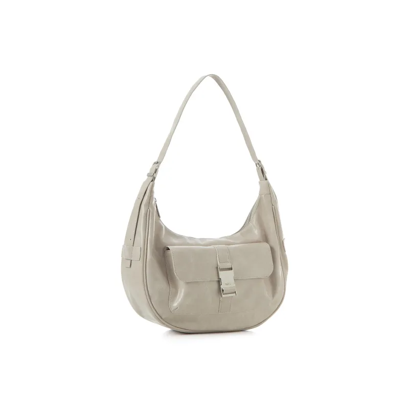 SQUARE Line Cow Leather Shoulder Bag Tubas Women's-7