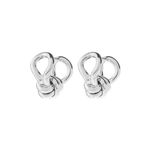 Bottega Veneta Sterling Silver Earrings Women's Silver