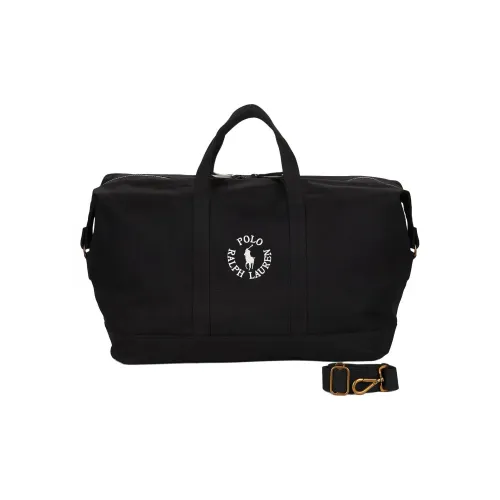 Polo Ralph Lauren Canvas Bag, Portable One Shoulder Travel Bag Men's Black