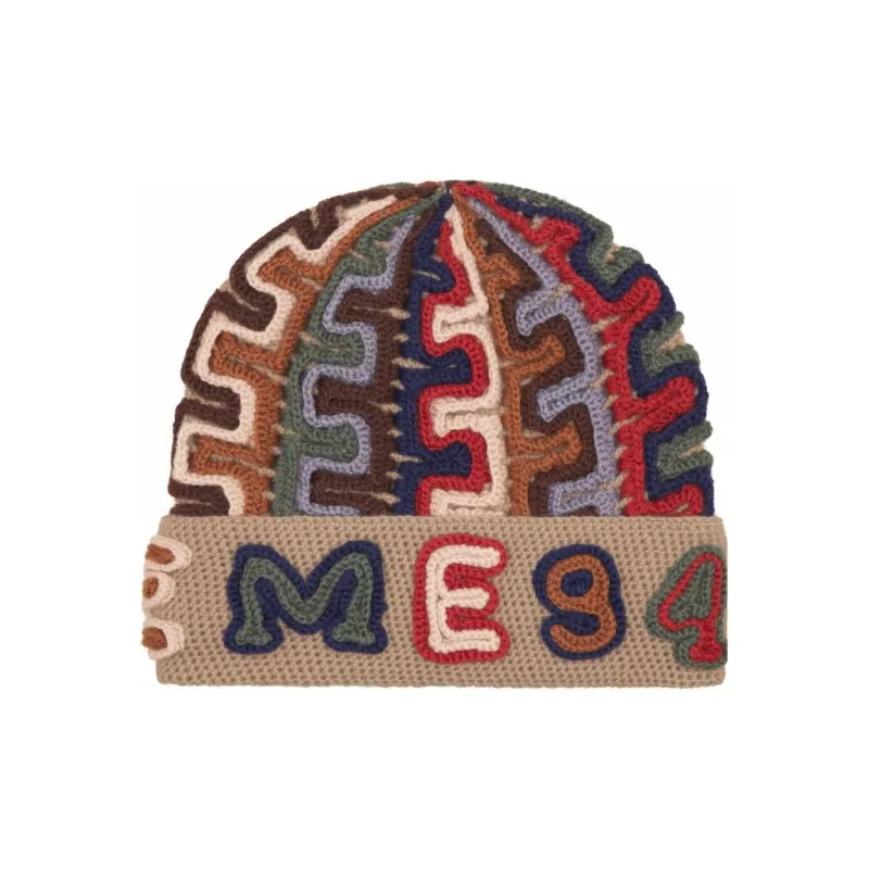 Supreme Yarn Applique Beanie Red-5
