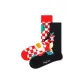 Fruit Multicolor+Fried Egg Plaid Socks 2 Pack