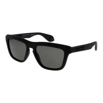 GUCCI Logo engraved Square frame Sunglasses