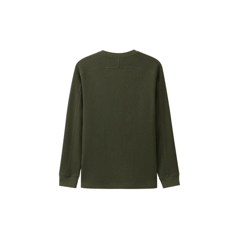 AIGLE Sweatshirt Men Avocado Green-1