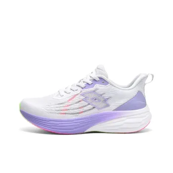 LOTTO Anti Slip Wear Resistant Low Top Running Shoes Women's White Purple