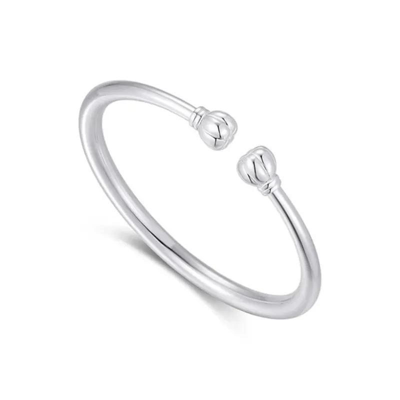 CHAOHONGJI Foot Silver 990 Bangles Women's-2