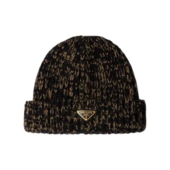 PRADA Mélange effect Wool Beanie