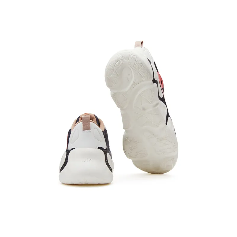 U.IN Painted Travel Shoes Low Top Chunky Sneakers Unisex-35