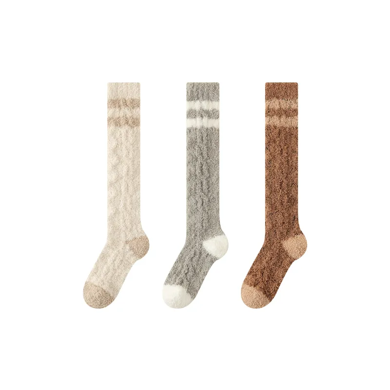 XXLLG Knee High Socks Women's 3 Pack-10