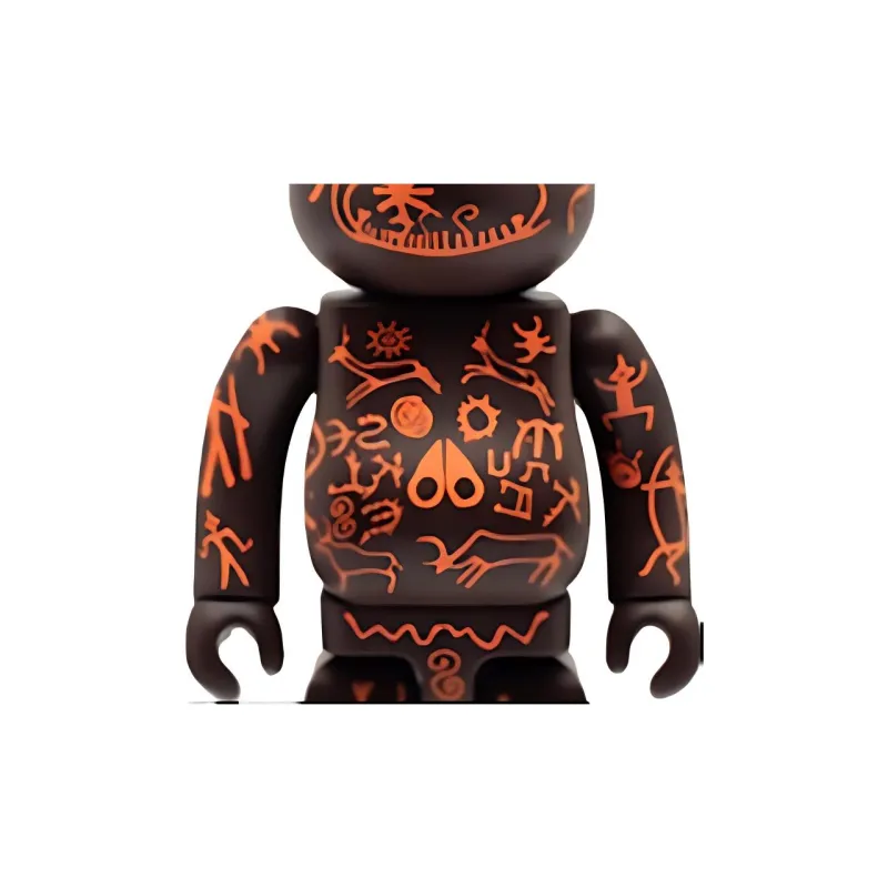 BE@RBRICK x MOOSE KNUCKLES Totem Print 100%400% 7/28cm-2