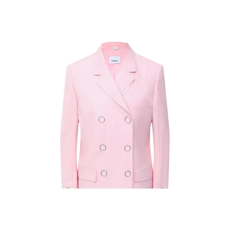 Burberry Business Suits Coats Women's Pink-4