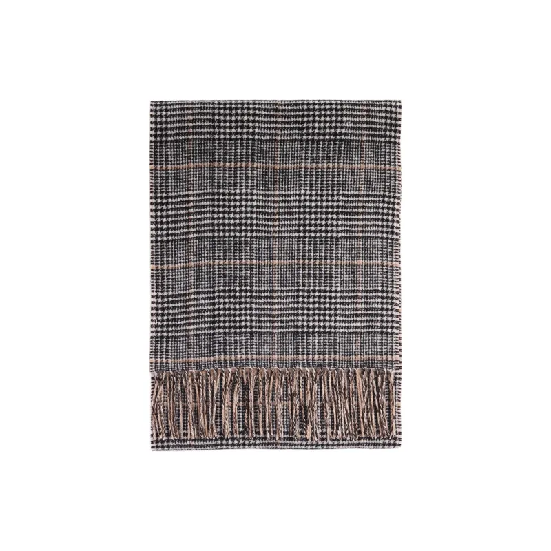 BARBOUR Wool Knit Scarves Women's Brown-1