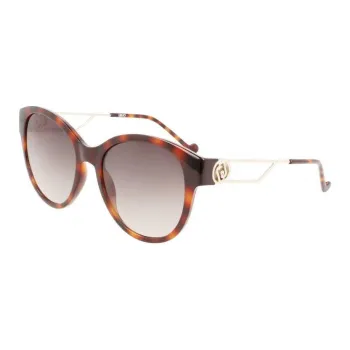 LIU·JO UOMO Plastic Cat Eye Sunglasses Unisex Tortoiseshell