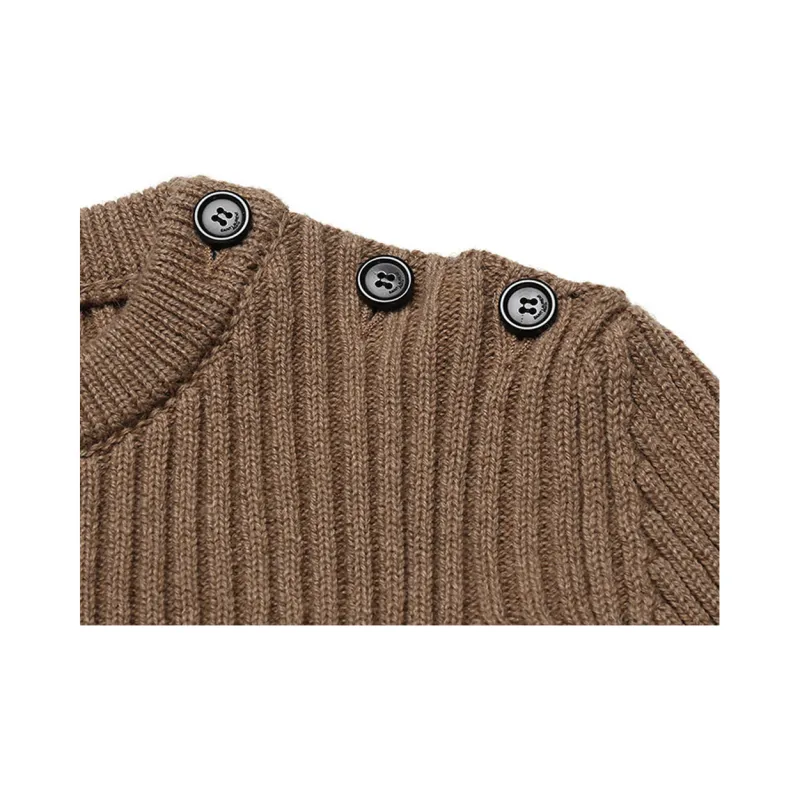 SAINT LAURENT SS22 Sweater Women's Brown-3