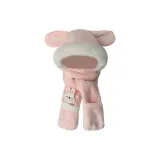 Bunny Ears Three-Piece Set-Pink