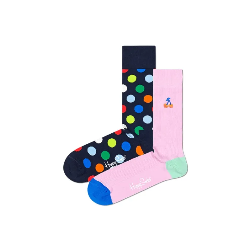 Happy Socks Mid Calf Socks Women's Combo Set-0