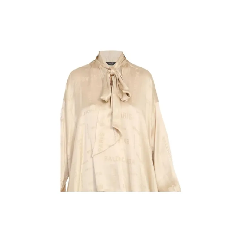 Balenciaga Bal Paris Silk Blouse-5