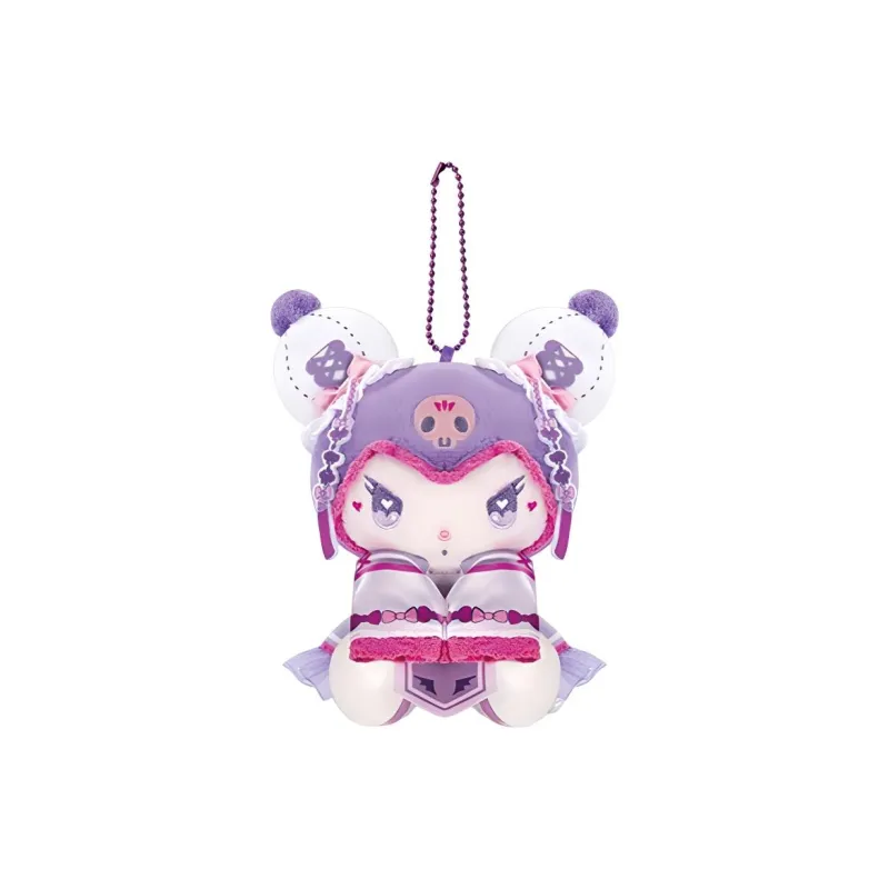 Sanrio Kuromi Chinese Style Lolita Kuromi Collection Purple Dolls Plush Pendant 17cm Height-0