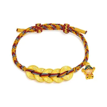 QIANCHANG Gold Bracelet Unisex