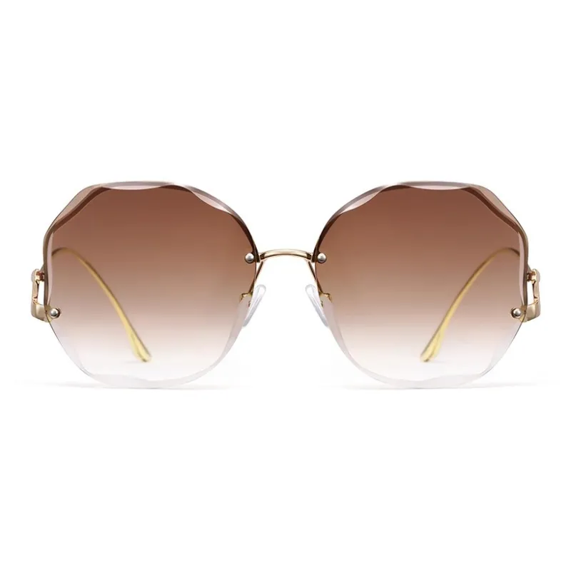 LASHION Alloy Irregular Shape Sunglasses Women's-4