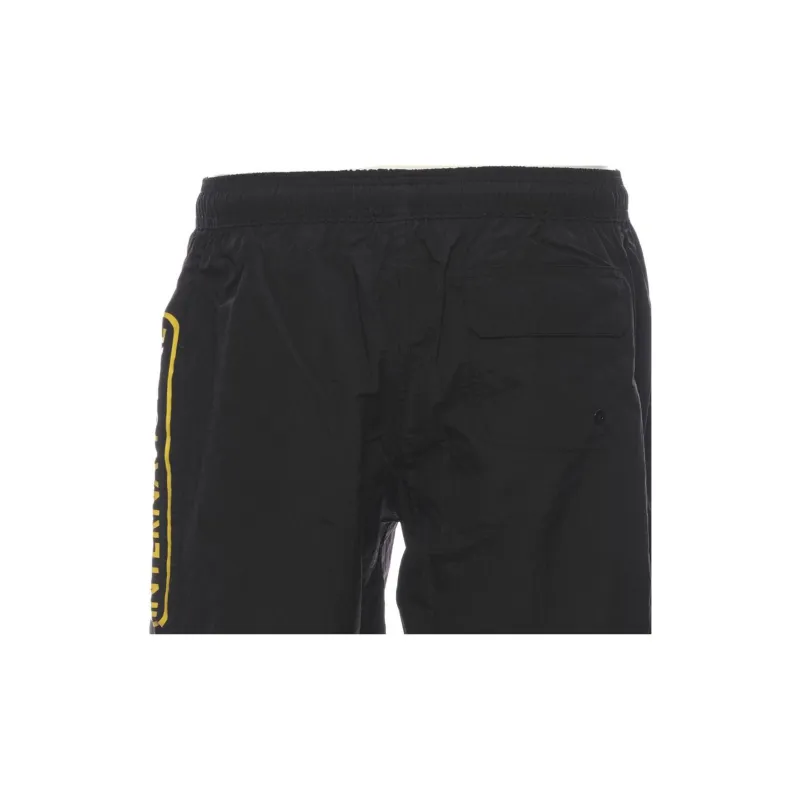 BARBOUR Logo Printed Drawstring Swim Shorts-5