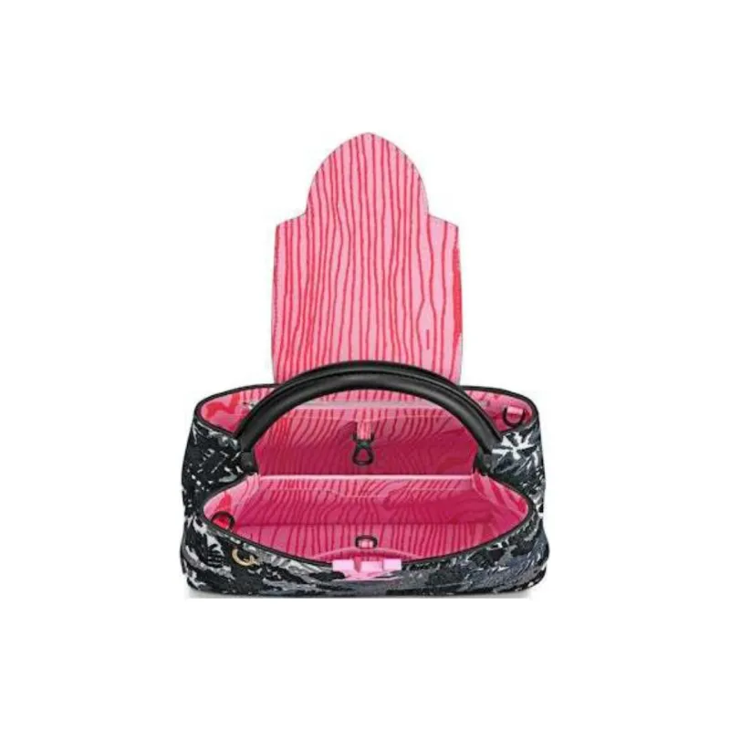 LOUIS VUITTON ArtyCapucines Jonas Wood Pm Black/White-2