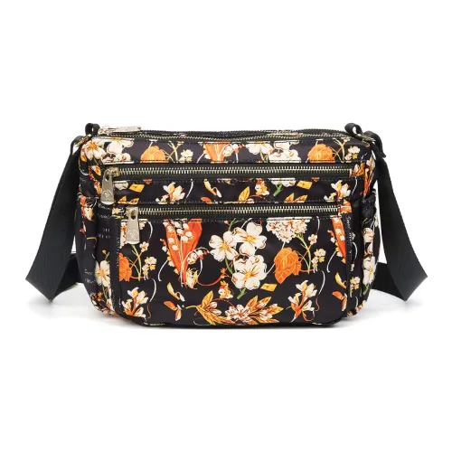 SANTA BARBARA POLO & RACQUET CLUB Fabric Shoulder Bag Regular Women's Black