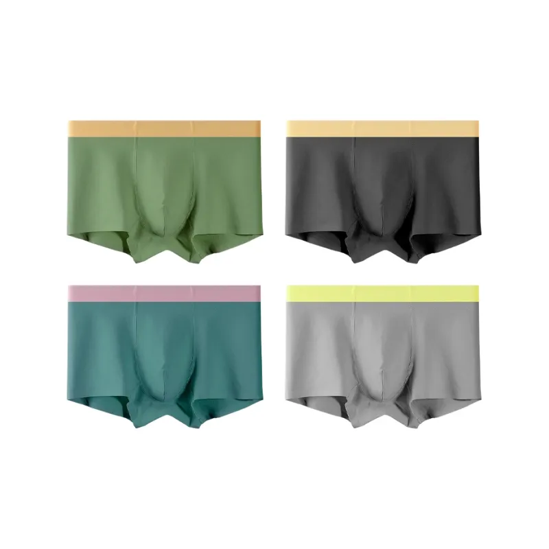 Qiao Ni Tong Underpants Men's 3 Pack-4
