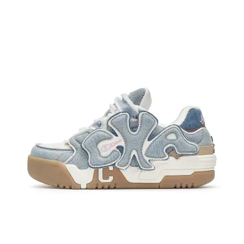 Champion Buckle Fun Coco Skate Low Top Skateboard Shoes Women's Eternal Blue/Milk White