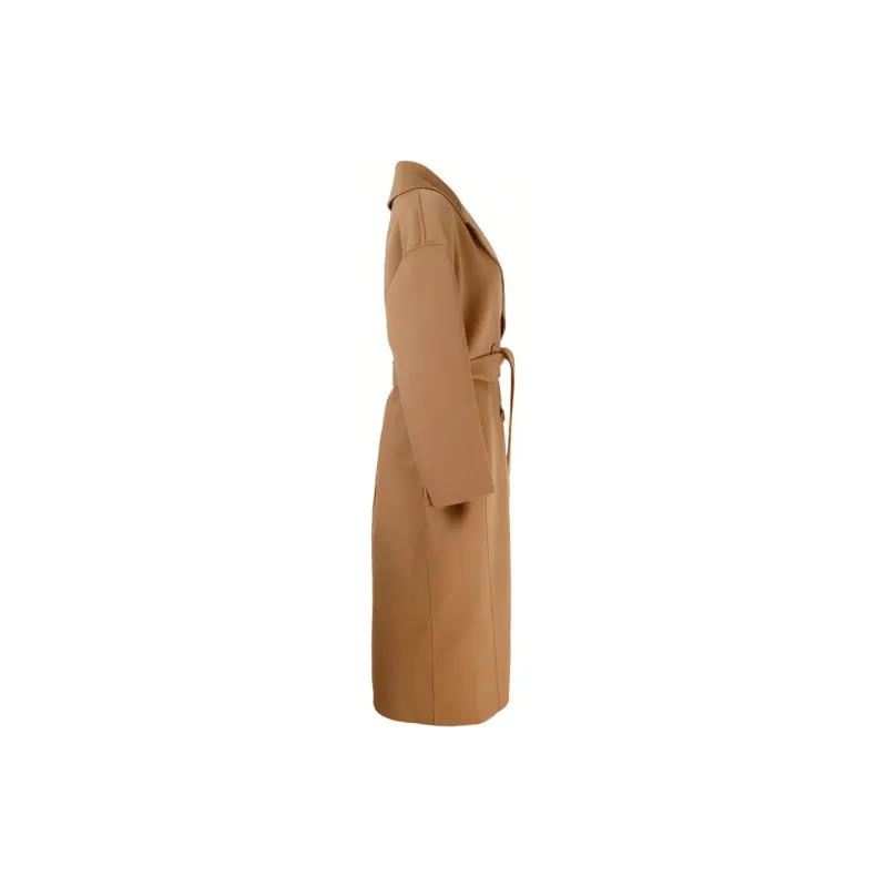 'S MAX MARA Belted Long Sleeved Coat-3