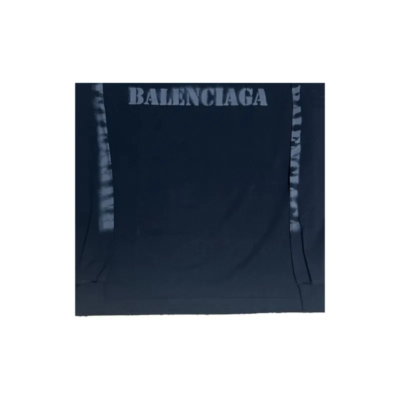 Balenciaga SS24 T-Shirt Regular Fit Unisex Navy-2