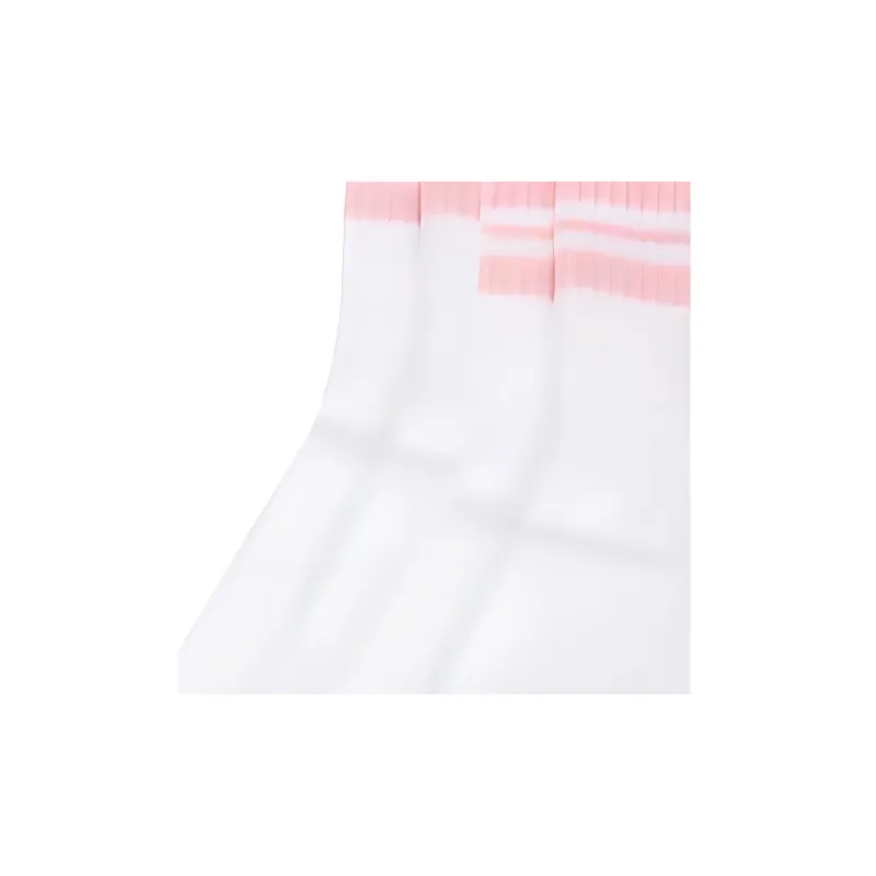 Alexander McQueen Mid Calf Socks Women's 2 Pack White-4