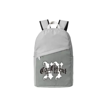 HINY Polyester Backpack Regular Unisex Gray