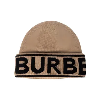 Burberry Cashmere Logo Beanie
