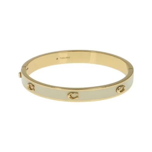 COACH Brass Bangles Women's Gold