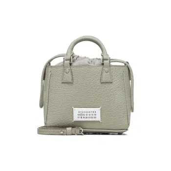 Maison Margiela 5AC Calfskin Shoulder Bag Crossbody Bag Handbag Women's Light Cameo Brown Green