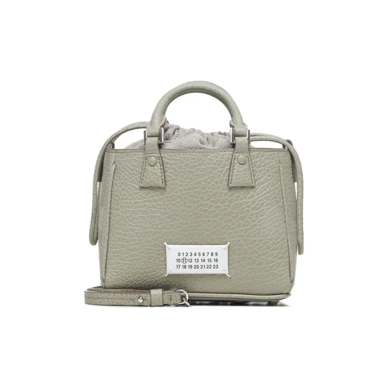 Maison Margiela 5AC Calfskin Shoulder Bag Crossbody Bag Handbag Women's Light Cameo Brown Green-0