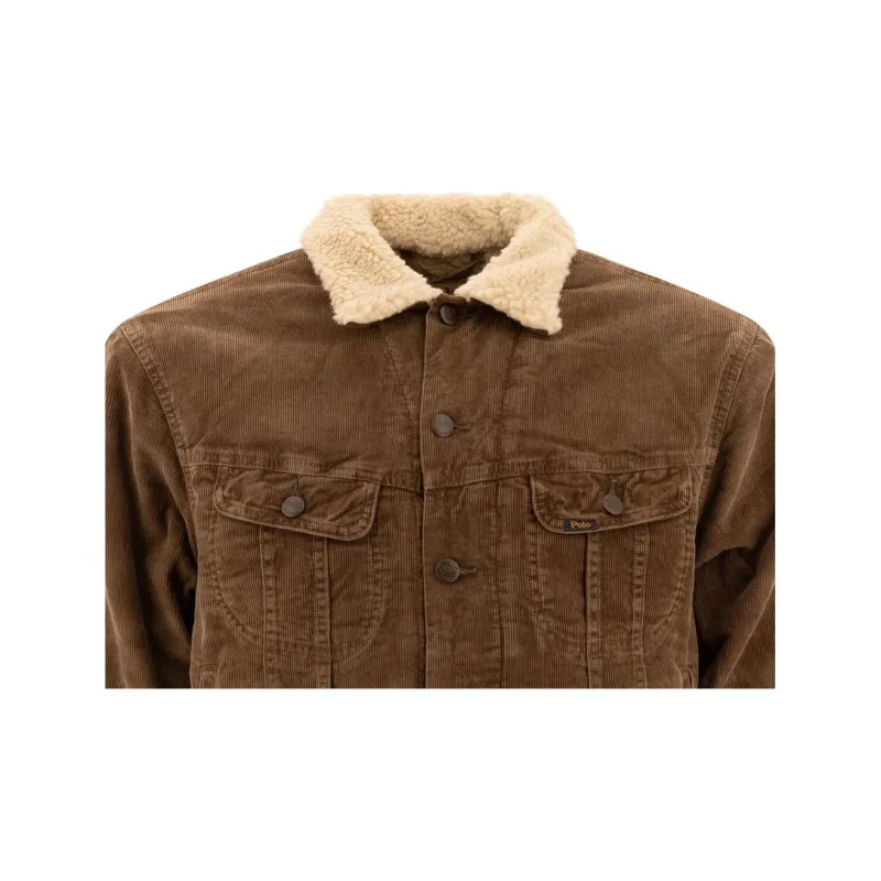 Polo Ralph Lauren Buttoned Corduroy Trucker Jacket-2